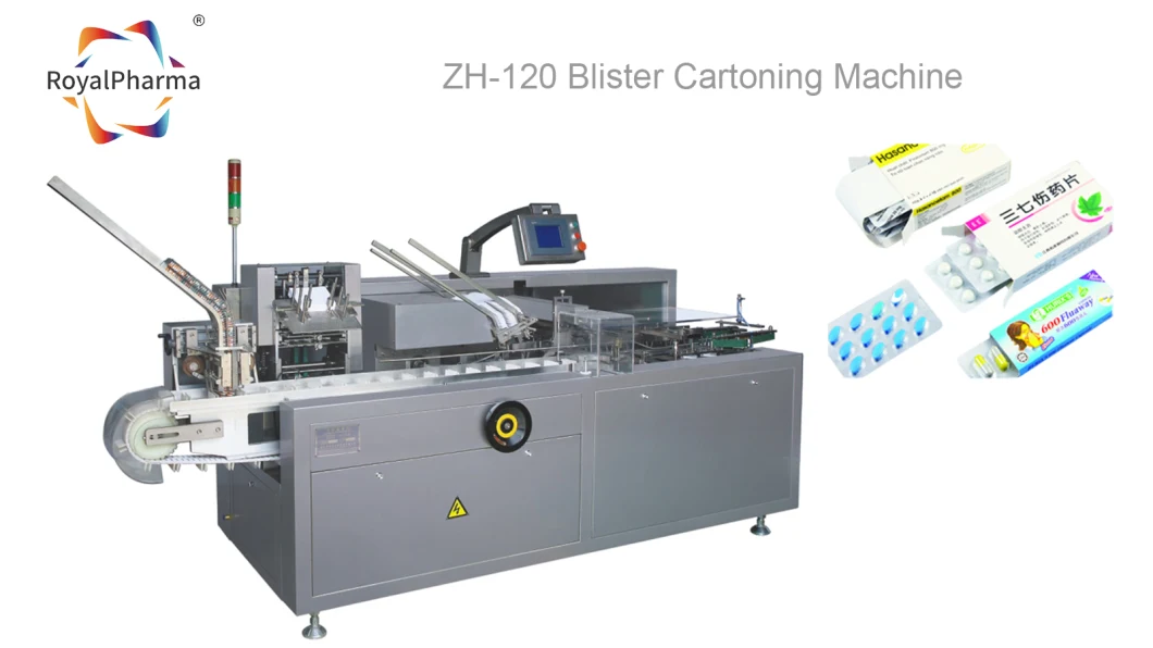 Pharmaceutical Tablet Capsule Softgel Blister Horizontal Automatic Cartoning Machine (ZH-120)