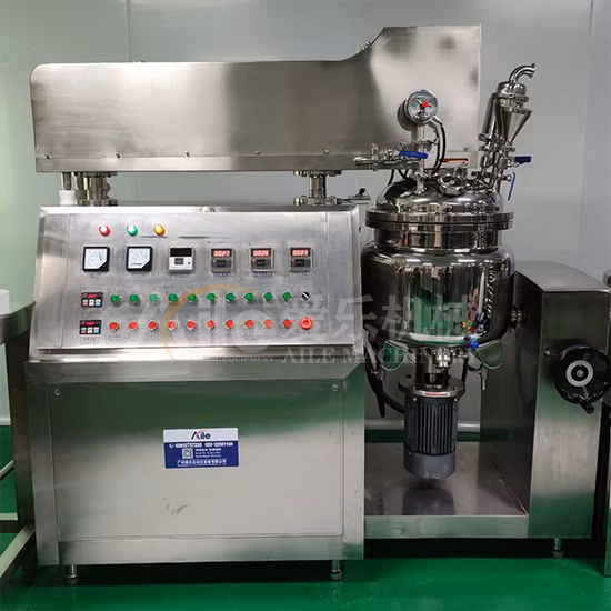 Jf 100L 200L 300L Cosmetic Vacuum Emulsifying Mixer Liquid Cream Body Lotion Spice Mixer Machines
