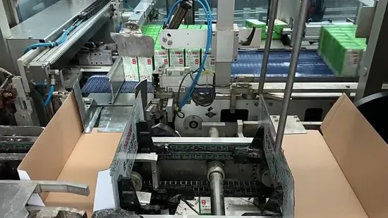 완전 자동 카톤 포장기 카톤 포장기 기계, 생수 카톤 포장기